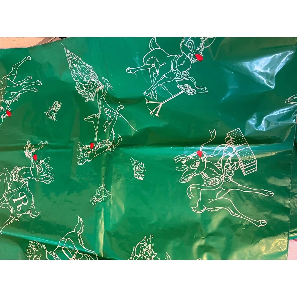 Vintage Montgomery Ward Christmas Gift Boxes & Large Rudolph Bags 13pc Set